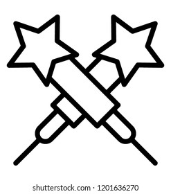 Dart arrow line icon vector 