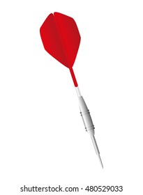 dart arrow success icon vector illustration design