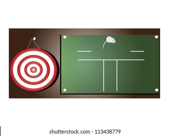 Dart board