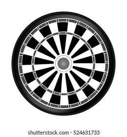 Dart board game icon vector illustration graphic design