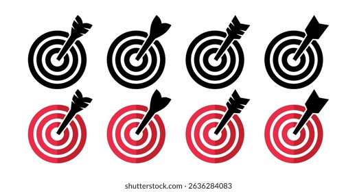 dart board with dart icon