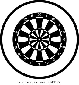 Dart Board Symbol