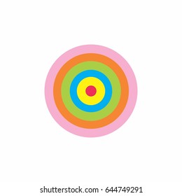 dart board symbol design vector