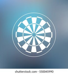 dart board symbol icon