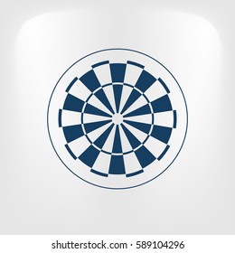 Dart board symbol icon