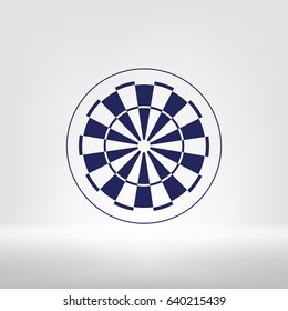 Dart board symbol icon