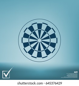 Dart board symbol icon