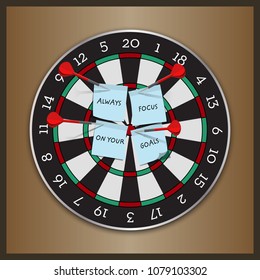 Dart Board - Vector Design