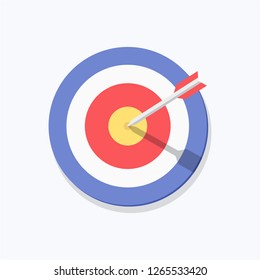 Dart Board Vector Icon