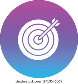 Icono de Vector de Tablero de dardo. Se puede utilizar para aplicaciones de impresión, móviles y de Web.