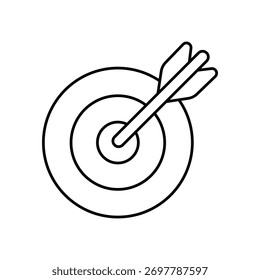 Ícone de vetor de placa de dardo que pode facilmente modificar ou editar
