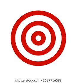 dart board vector with trendy design