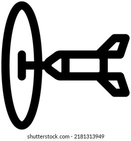 Dart bulls eye event for targeting and aiming event