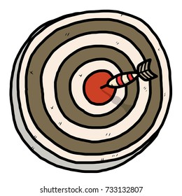 dart / cartoon vector and illustration, hand drawn style, isolated on white background.