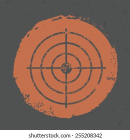 Dart design on grunge background,grunge vector