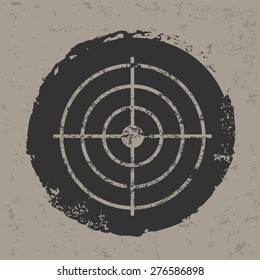 Dart design on grunge background,grunge vector