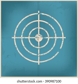 
Dart design on old background,grunge vector