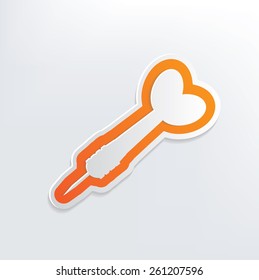 Dart design on white background,clean vector