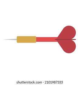 dart flat clipart vector illustration