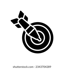 dart game icon for your website, mobile, presentation, and logo design.