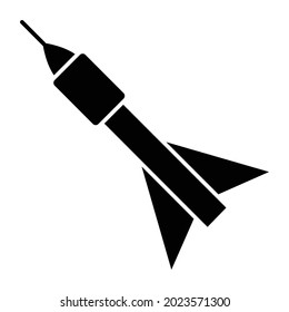 Dart Glyph Style vector icon which can easily modify or edit 