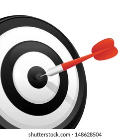 dart hitting a target 