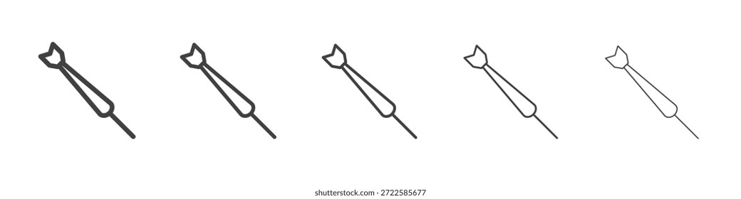 Diseño del icono del dardo, logotipo, App, UI. Ilustración vectorial, EPS