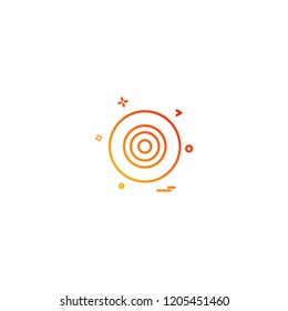 Dart icon design vector 