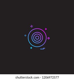 Dart icon design vector 