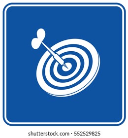 Dart icon design,clean vector