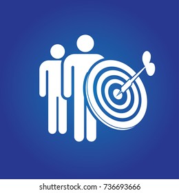 Dart icon design,vector