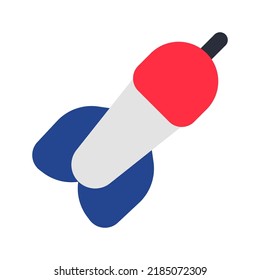 Dart Icon with Flat Style