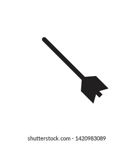 Dart icon graphic design template vector illustration