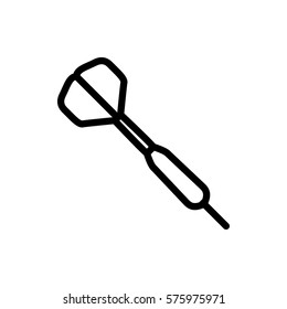 dart icon illustration isolated vector sign symbol