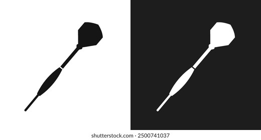 Dart icon line art vector