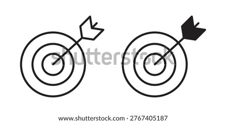 Dart icon for mobile application, button and website design.
