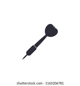 Dart icon on white
