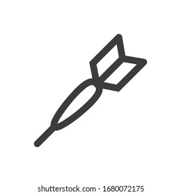 Kunstsymbol auf weißem Hintergrund