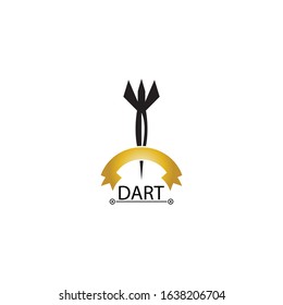 Dart icon and symbol vector template