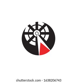 Dart icon and symbol vector template