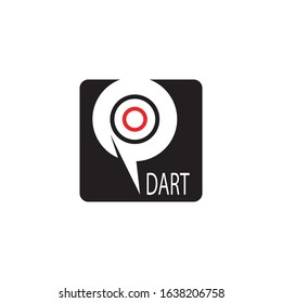 Dart icon and symbol vector template