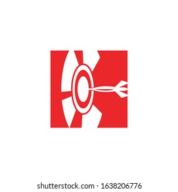Dart icon and symbol vector template