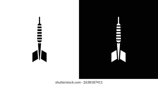 Dart icon symbols. Vector illustration.