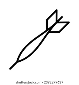 Dart icon vector design template illustration in trendy flat style suitable your design web