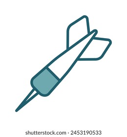 dart icon vector design template simple and clean