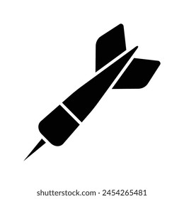 dart icon vector design template simple and clean