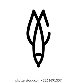 Dart Icon Vector Symbol Design Illustration