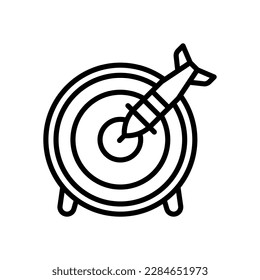 icono dart para tu sitio web, móvil, presentación y diseño de logotipo.