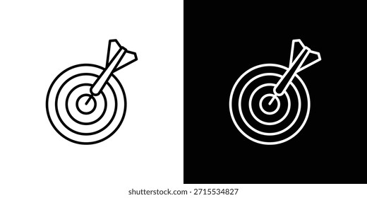 Iconos de dardos para Elementos de interfaz de usuario. Ilustración vectorial de alta calidad.