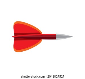 dart isolated on white background icon